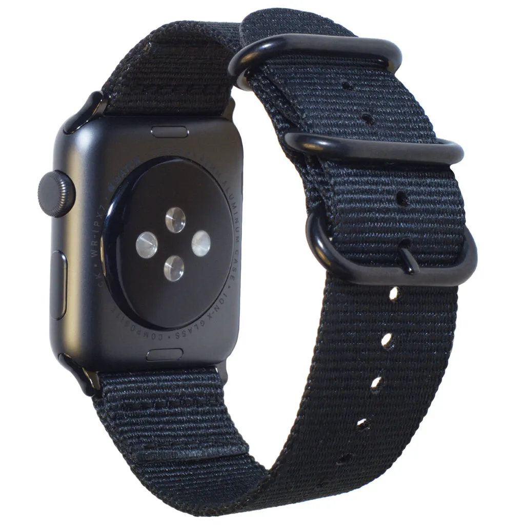 Carterjett Nylon Apple Watch Band in Black