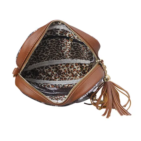 Chic Cow Chic Faux Leather NGIL Crossbody Bag