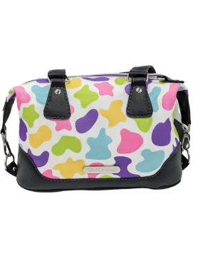 Colorful Cow Mini Duffle Bag