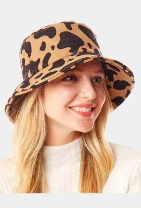 Cow Print Bucket hat