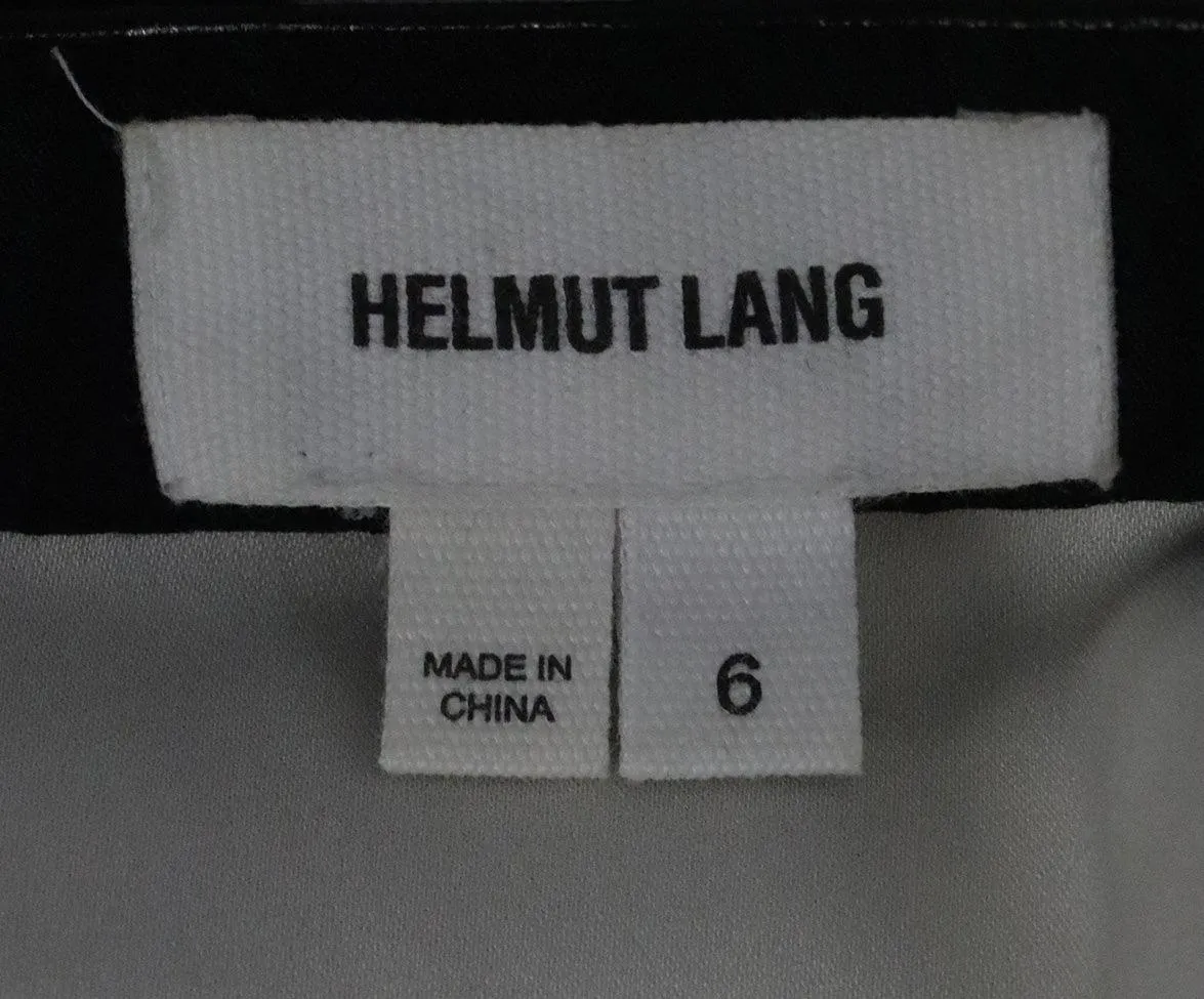 Helmut Lang White Viscose Skirt sz 6