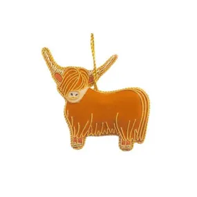 Highland Cow Ornament