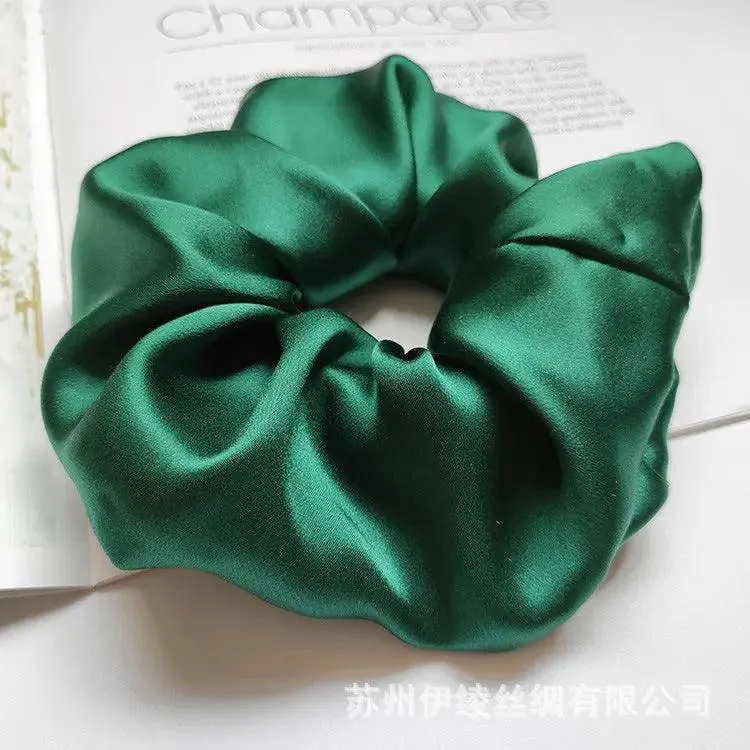 MAC010 hijab scrunchies, silk hair ribbon