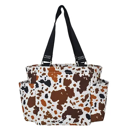 Mocha Cow NGIL Small Utility Tote