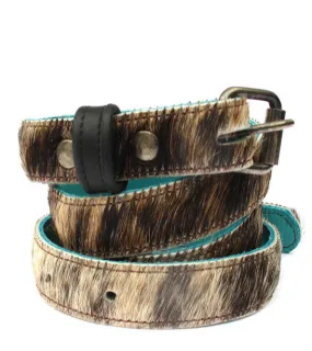 No.80002 skinny belt cow fur