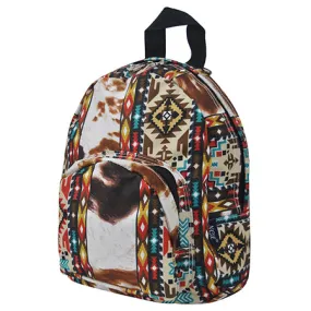 Tribal Cow Print NGIL Canvas Mini Backpack